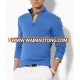 branded 1/4 zip up polo neck plain knitted handmade mens pullover sweater