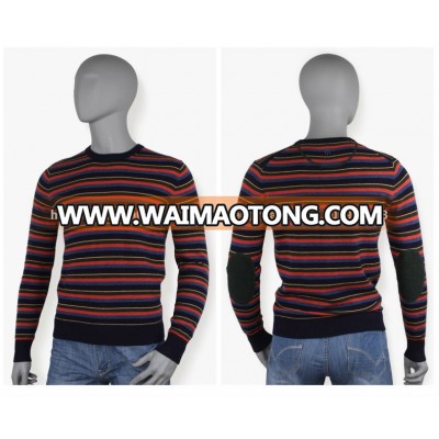 Wool sweater design for boys soft lambswool knitted garments high quality pullover sweater